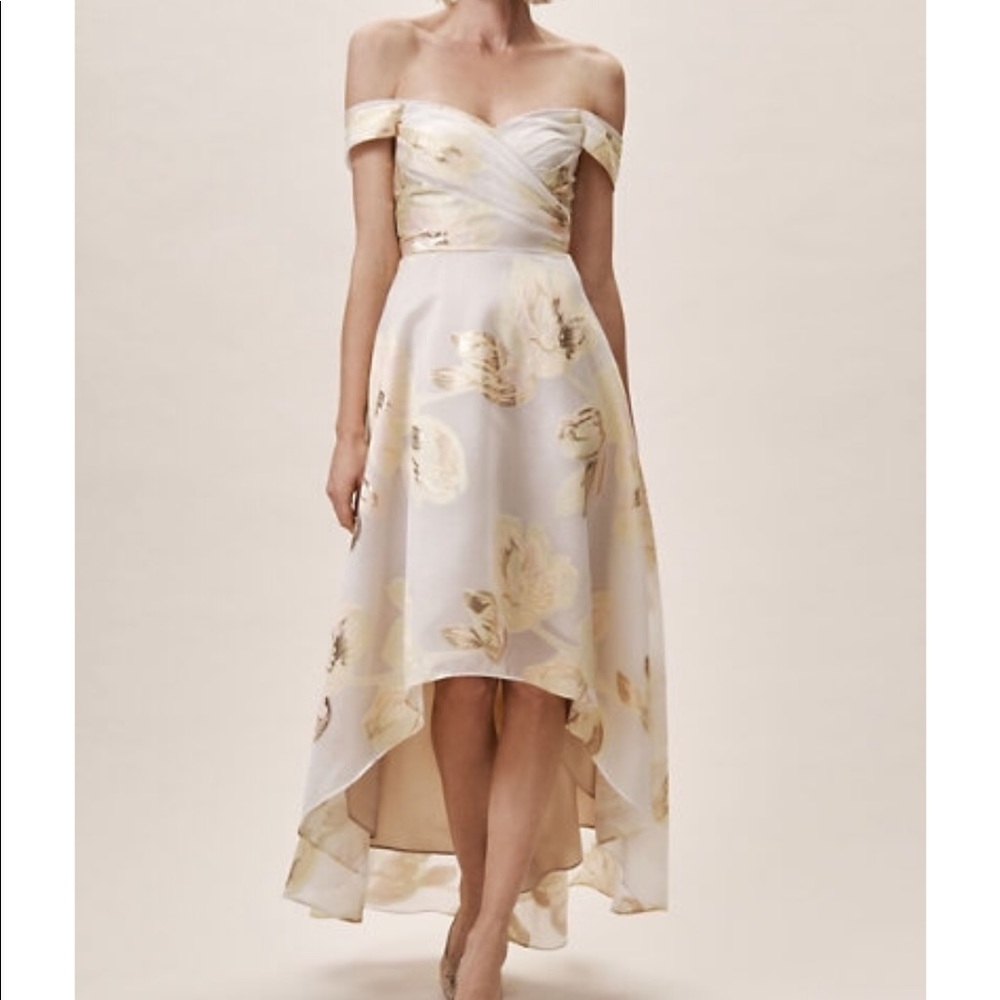 BHLDN off shoulder dress